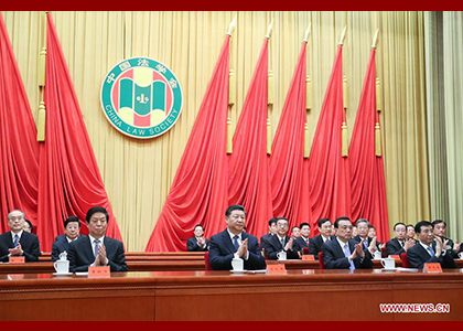 Xi Congratulates China Law Soci